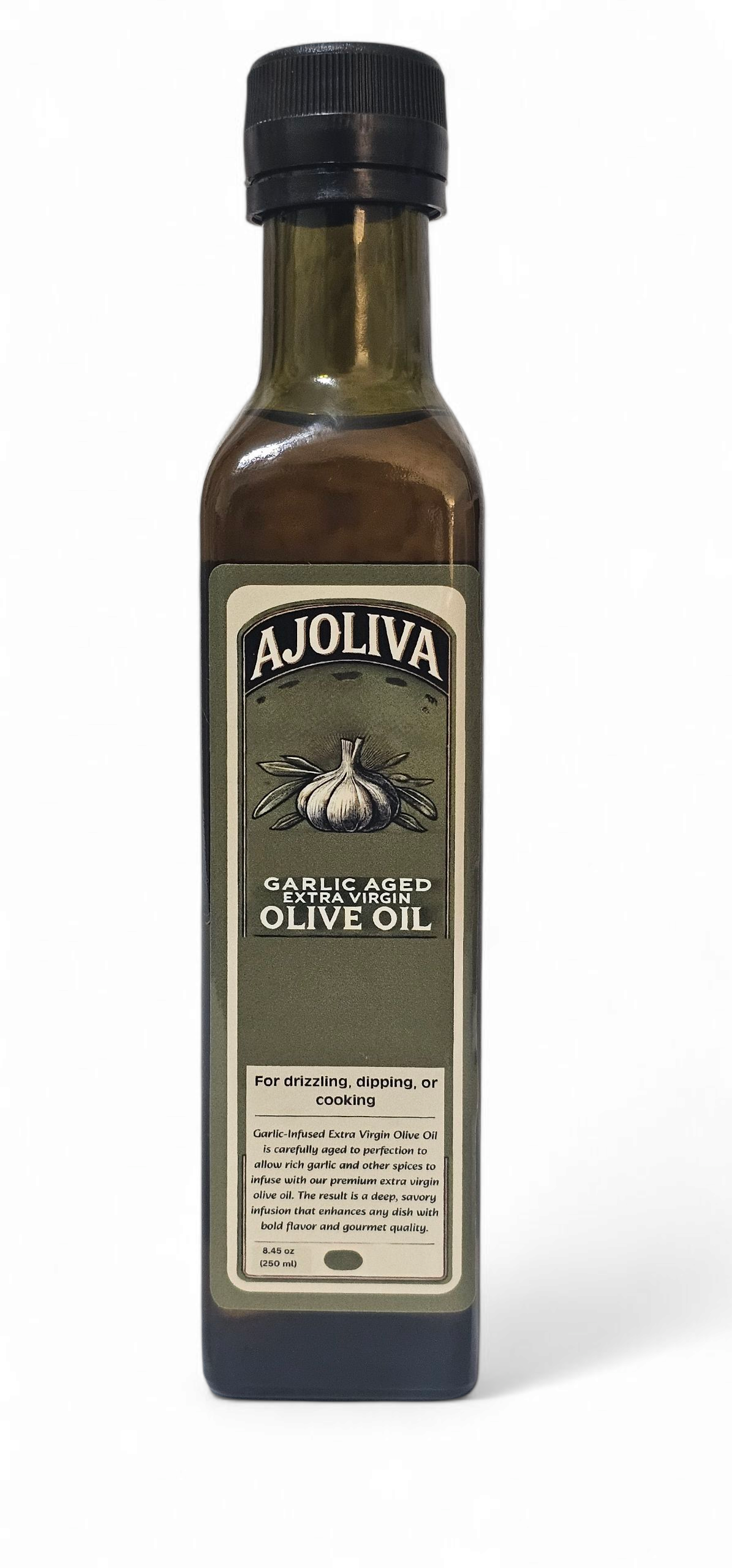 AJOLIVA - Garlic AGED Extra virgin Olive oil